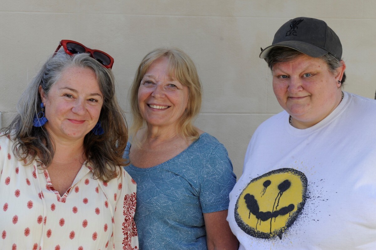 Morag, Jenny and Sarnie